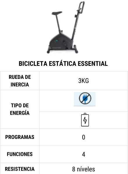 Bicicleta Estática Iniciación Domyos Essential